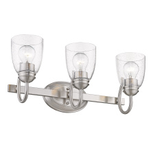 Golden 8001-BA3 PW-SD - Golden Lighting Parrish 3-light Vanity in Pewter